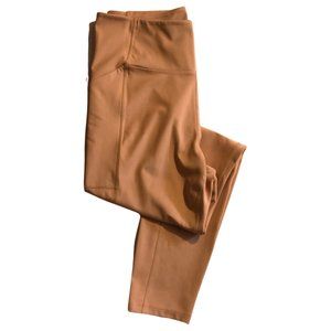Girlfriend Collective, Compressive High-Rise Legging, warm brown, Sz XL NWOT